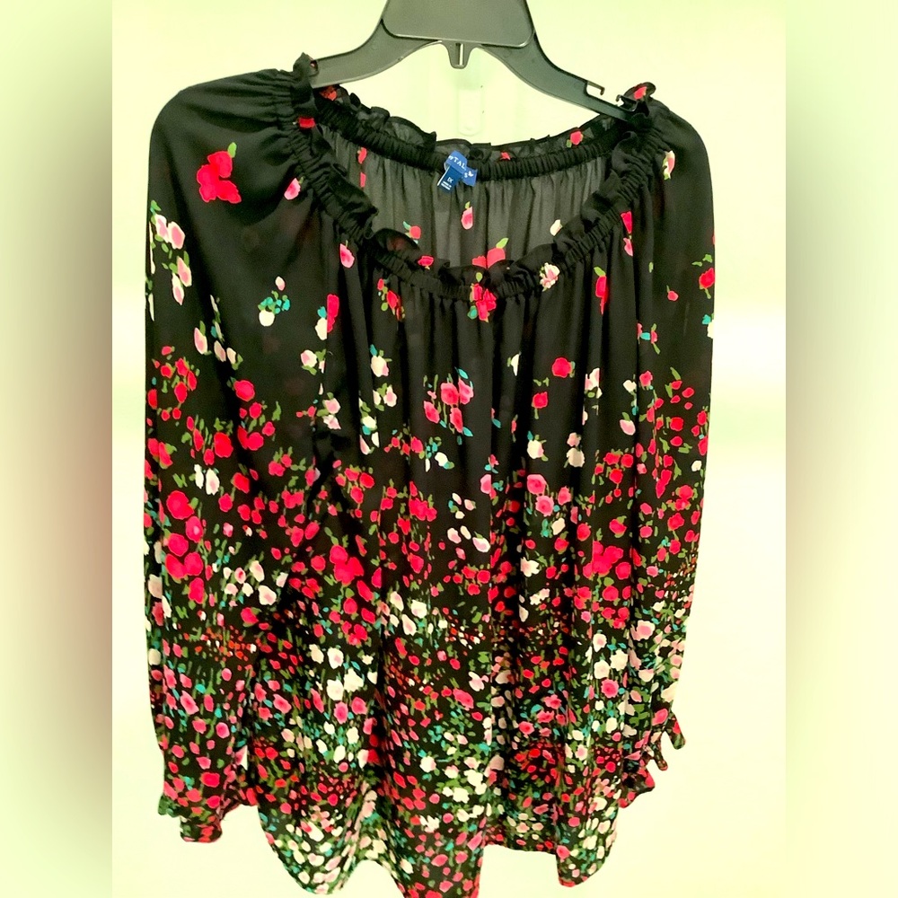 Talbots Floral Blouse